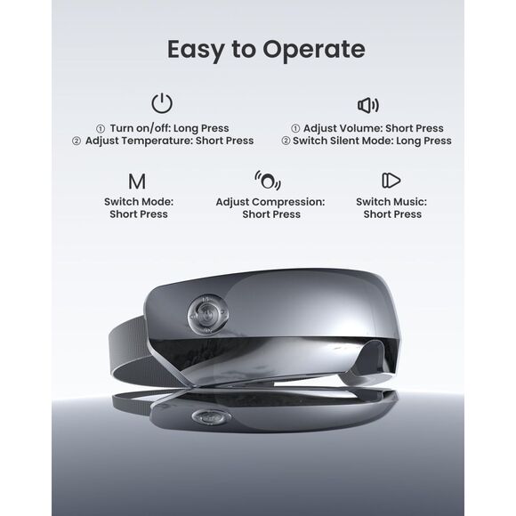 RENPHO Eyeris View Extended Eye Massager for Migraines FSA or HSA Eligible 9064 - Picture 7 of 8